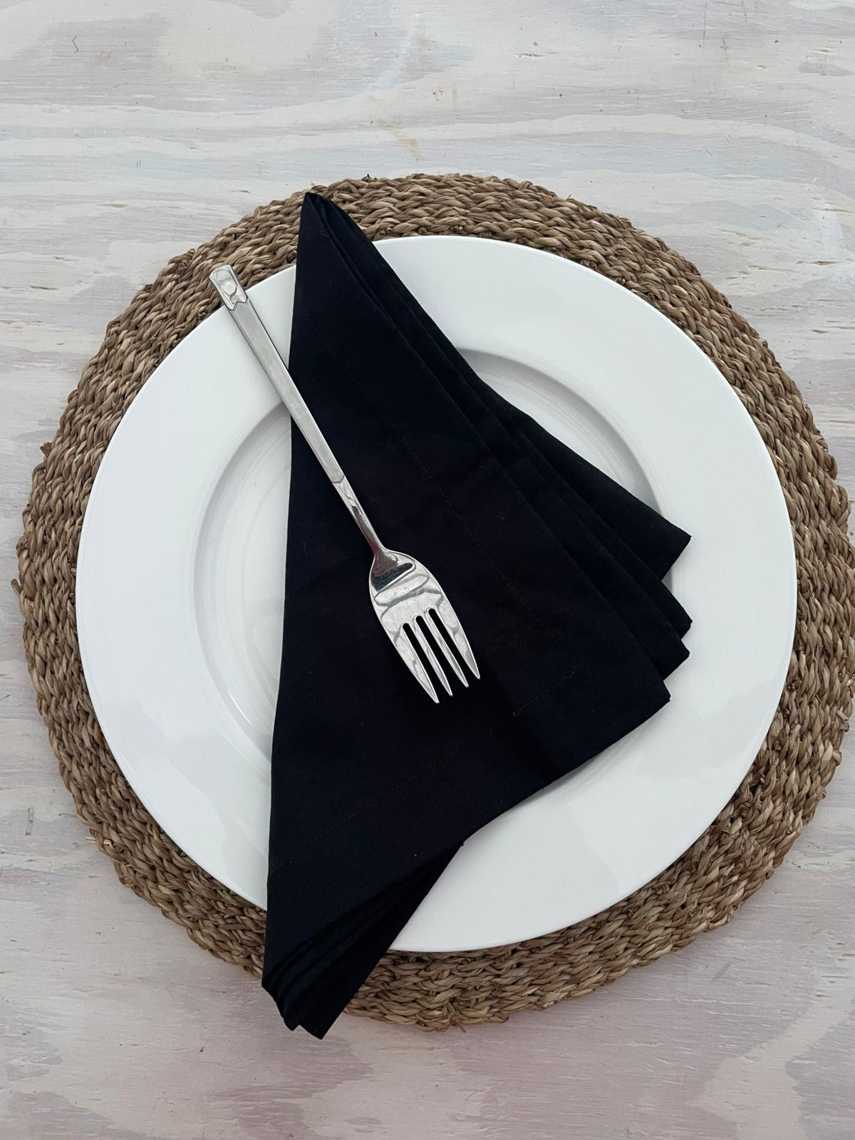 Black Napkin