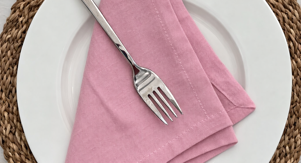 Plain Pink Napkin